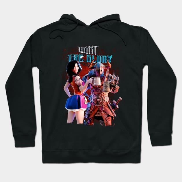 Until the glory Hoodie by Artwork Simpson